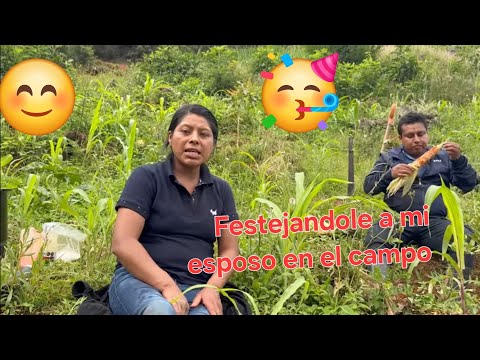 ✅️😀En el campo le festejo a mi esposo con ricos elotes