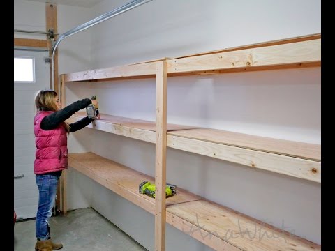 Diy Work Storage Ideas Jobs Ecityworks, Building Shelves In Garage On Wall