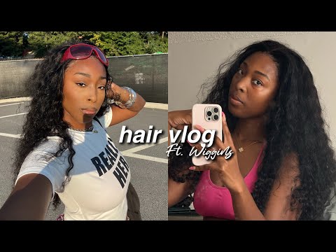 Girl I got my hair done by an ATL HAIRSTYLIST | Fluffy Loose Deep Wig Easy Install ft. Wiggins Hair