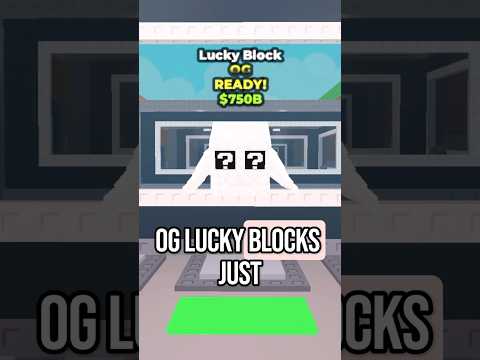 OG Lucky Blocks Just Got Added To Steal A Brainrot?