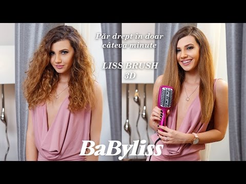 Păr drept în doar câteva minute cu Babyliss - Liss Brush 3D