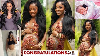 Congrats! Toke Makinwa As She Welcome First Child, Funke Akindele, Tiwa Savage & Others Celebrate 