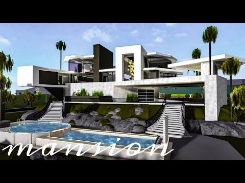 Bloxburg: Mansion Modern House | House Build | Roblox