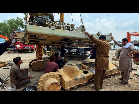 Top 4 Popular Excavator Repairing Process Videos & Excavator Fully Assembling   in Workshop