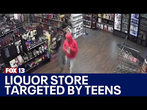 Teen thieves target Tacoma liquor store | FOX 13 Seattle