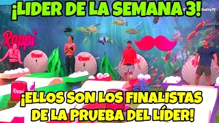 💥 ELLOS SON LOS FINALISTAS DE LA PRUEBA DEL LÍDER! LA CASA DE LOS FAMOSOS MÉXICO #LCDLFMX3 