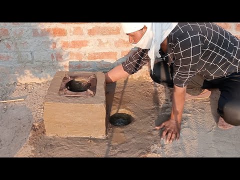 technology oven and chulha | mitti Ka chulha banane Ka tarika | mud stove | free stove,primitive|