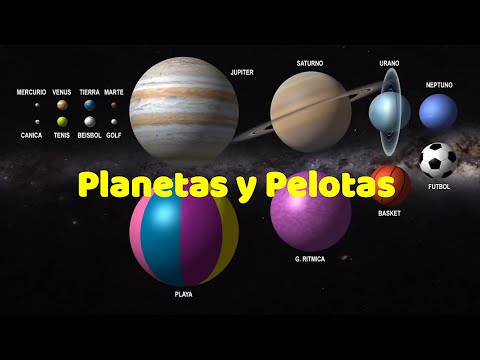 PLANETAS Y PELOTAS (Tamaños relativos para niños)