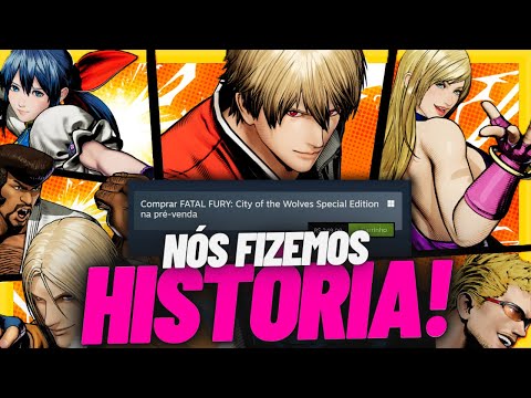 VENCEMOS! Foi COM ISSO que mudamos o preço de Fatal Fury City of the Wolves no Brasil