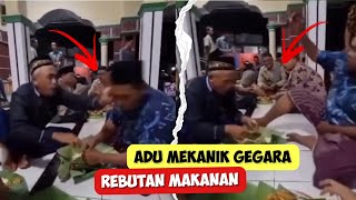 Bapak-bapak ribut di masjid gegara rebutan makanan‼️