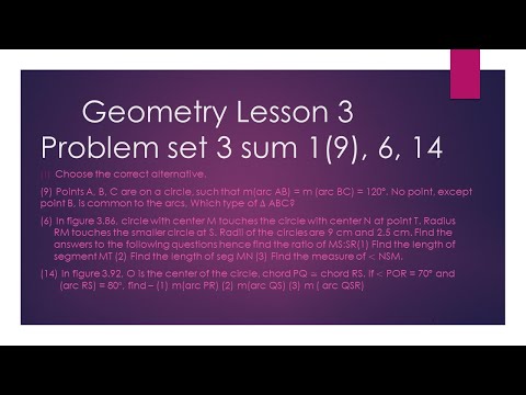 SSC 10th Geometry | Chapter 3 | Problem set 3 | sum 1...