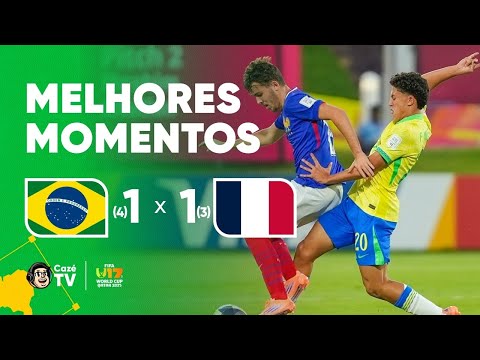 MELHORES MOMENTOS: BRASIL 1 (4) x (3) 1 FRANÇA | COPA DO MUNDO SUB-17 FIFA™ 2025 | OITAVAS