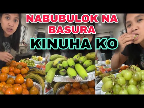 Dumpster diving Nabubulok na Basura Kinuha ko