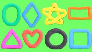 Learn Shape Song with Play doh for Kids