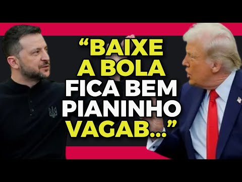 VEJA DUBLADO! Trump acaba com a guerra na Ucrânia e Lula vem falar um monte de groselha