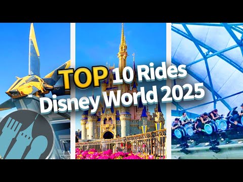 TOP 10 Rides in Disney World in 2025