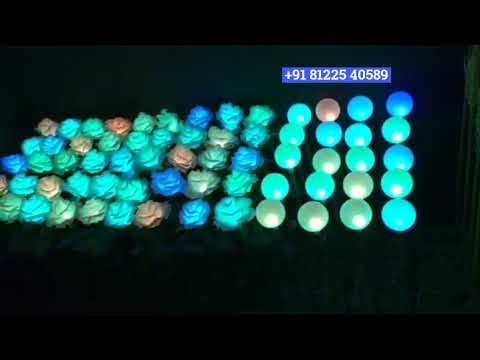 LED Rose Flower Wedding Decoration Chennai | Bangalore | Andhra | Hyderabad +91 81225 40589