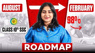 August to February Strategy for Class 10th📅 | Maharashtra Board SSC 2026📚 | Full Study Plan 📅🔥