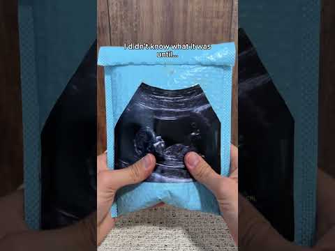 I can’t believe he did this… 🥺🥹#pregnancygift #babyshowergift #ultrasoundlamp #babylamp