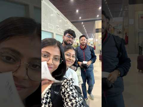 Our first flight ✈️ #minivlog #chotpoti #vlog #shortvideo #bongposto #youtubeshorts