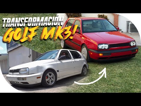 TRANSFORMACIÓN COMPLETA GOLF MK3 EN 10 MINUTOS!