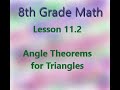 Triangle Angle Relationships and Properties