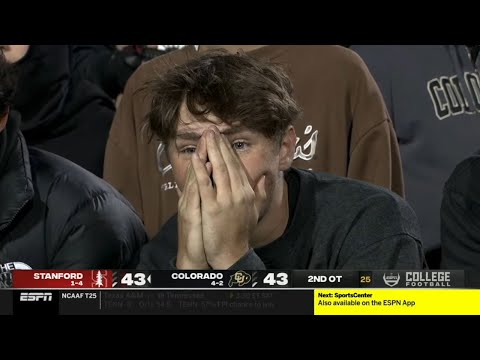 Colorado blows 29-0 lead vs Stanford...