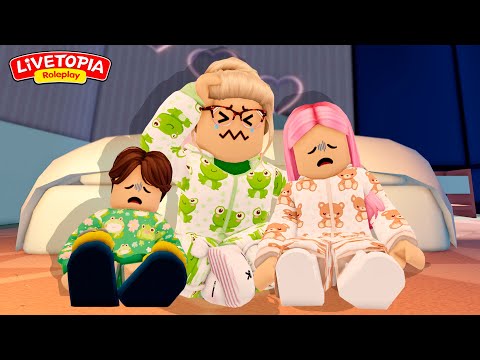 PASSAMOS A NOITE TENTANDO NÃO DORMIR! ROTINA Family Roleplay Livetopia - ROBLOX