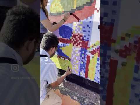 Interactive Art at Epcot, Disney Parks. Copyrights MickMagicalCreations #shorts #art #outdoorart