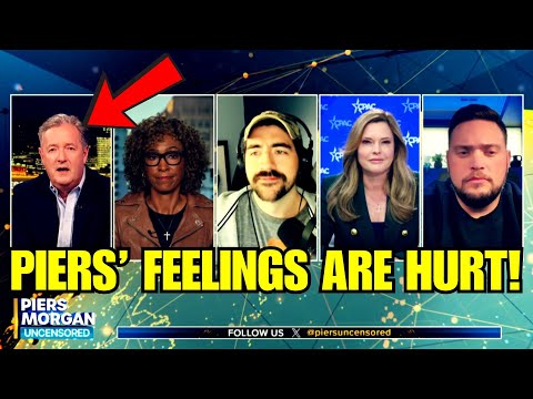 Watch Piers Morgan GET TRIGGERED ON AIR Over Trump Joke!