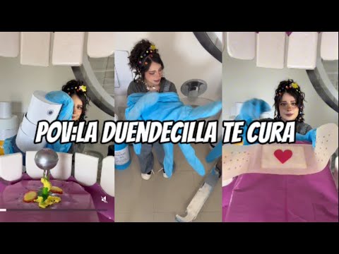 Versión larga - La duendecilla te cura piercing infectado #asmr #duende #piercing #doctor #humor 