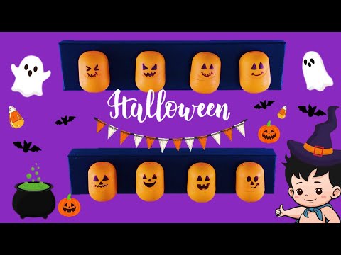 🎃Calabazas Halloween | Juguetes Sorpresa 👻🧡😱🖤