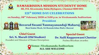 Revered Swami Tanmayanandaji Maharaj, Most Senior Monk, Sri Ramakrishna Math, Chennai