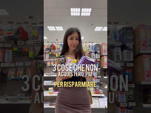 3 cose che non acquisterò per risparmiare💸😏Meno rifiuti, più risparmio🙌🏻 #risparmio #risparmiare