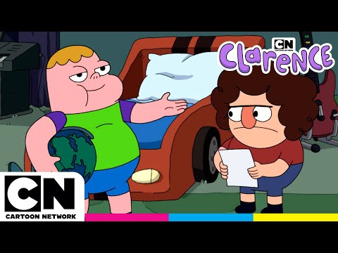 Clarence | Una fiesta de piajamas inquietante | Cartoon Network