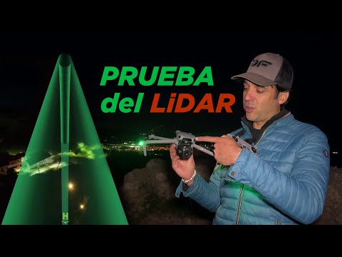 Prueba nocturna del sensor LiDAR DJI AIR 3S 😲