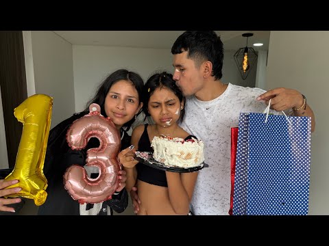 El cumpleaños falso de estefania ceron 🥳😂 ( le hicimos creer que cumple años) // jonfer y Valentina