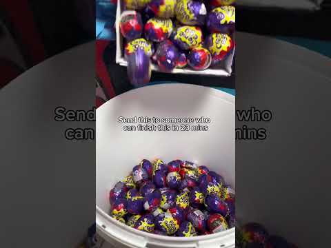 Who could finish this bucket of Creme Eggs?