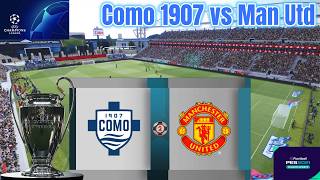 🔴UEFA Champions League 26-27 | Coma 1907 v Manchester United PES Football Simulator Gameplay Manual