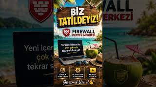 Küçük Bir Mola! 🌴 Yeni FortiGate İçerikleri Yolda! #FortiGate #NetworkSecurity #Shorts