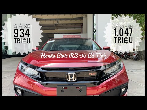 Honda Civic RS giá lăn bánh Đồng Nai trả trước 300tr, mới 100%, ưu đãi khủng, giao ngay
