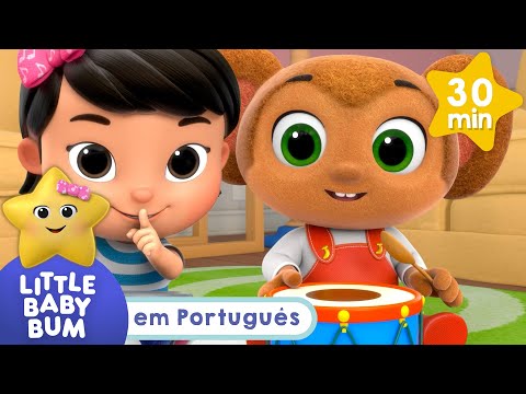 Mia toca seu tambor  | 2 HORAS DE LBB BRASIL! | Desenhos Animados e Músicas Infantis em Português