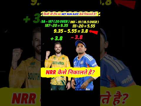 Net Run Rate कैसे निकालते है?🤔
