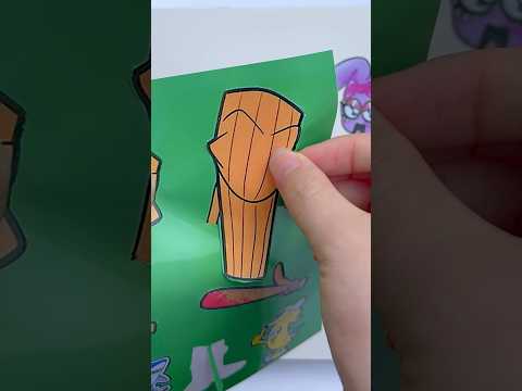 DIY Paper Sticker | Pinki & Tung Tung Tung Sahur in a blazing hot moment | Chanmie TV