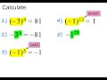 Exponents and Their Properties
