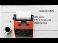 Mastering Capitalization Rules in Writing