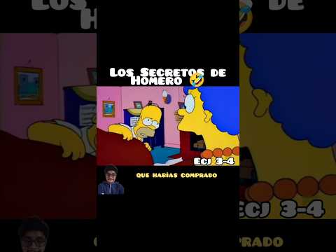Los Secretos de Homero 🤣 #thesimpsons #simpsons #funny #shorts #shortsfeed #shortsviral