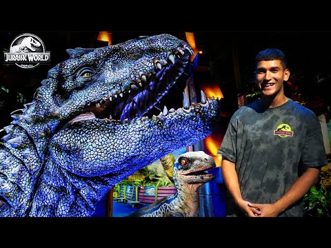 ¡VISITÉ LOS DINOSAURIOS DE JURASSIC WORLD EN LA VIDA REAL! - JURASSIC WORLD: THE EXPERIENCE | Vlog