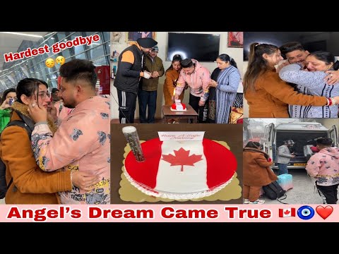 Angelโs Dream Came True ๐จ๐ฆ๐งฟโค๏ธ || Emotional moment ๐๐ข || Airport Vlog ๐ฅฐ || keep Support ๐๐ป
