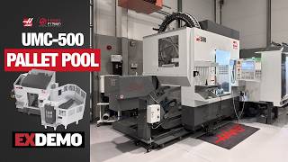 🇬🇧 EX-DEMO Haas UMC-500 Pallet Pool • 5-Axis • Available Now • Significant Savings